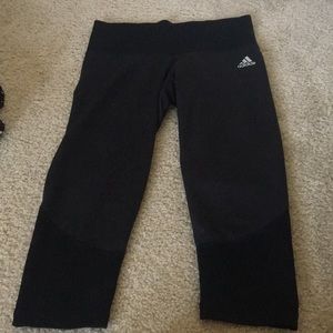 Adidas black climalite leggings/slimming!